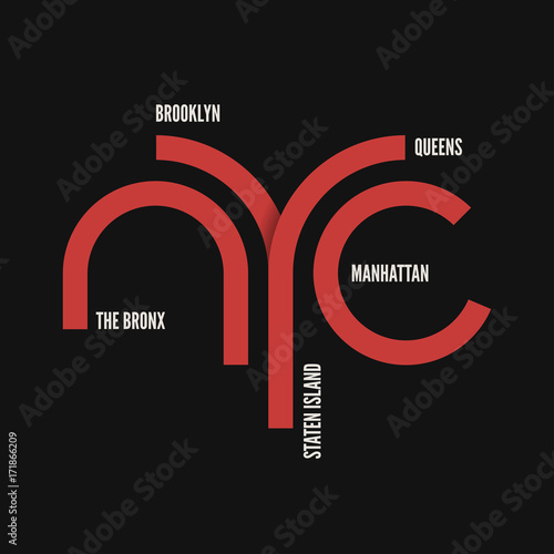 New York City. T-shirt and apparel vector design, print, typography, poster, emblem.