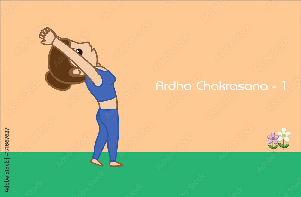 Ardha chakrasana pose stock image. Image of agility, self - 39962467