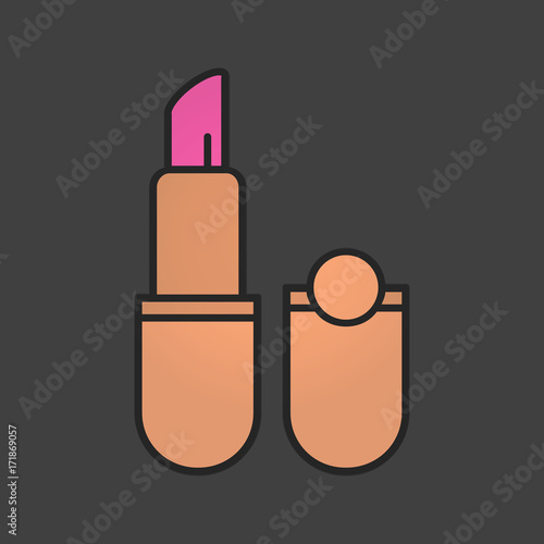 Lipstick, pomade  color icon