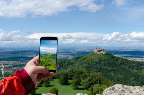 Burg Hohenzollern Bild in Bild photo