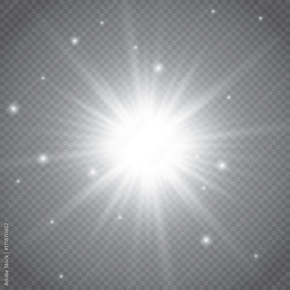 Set of glowing light effects with transparency isolated on plaid vector background. Lens flares, rays, stars and sparkles with bokeh collection. Set of glowing light effects with transparency isolated on plaid vector background. Lens flares, rays, stars and sparkles with bokeh collection.