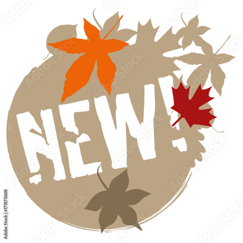 New - button autum
