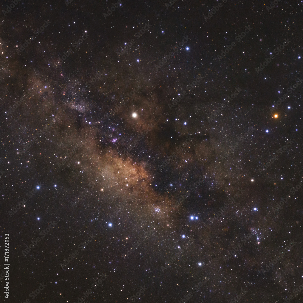 The Galactic centre of the Milky Way Galaxy and Constellation Scorpius