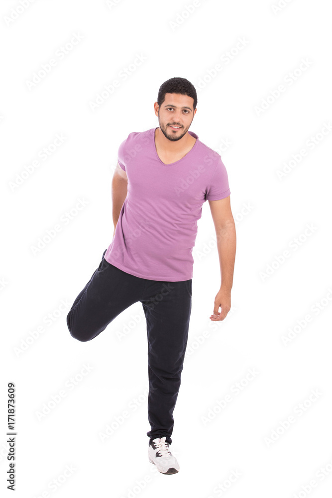 Athlete young man Athlete young man