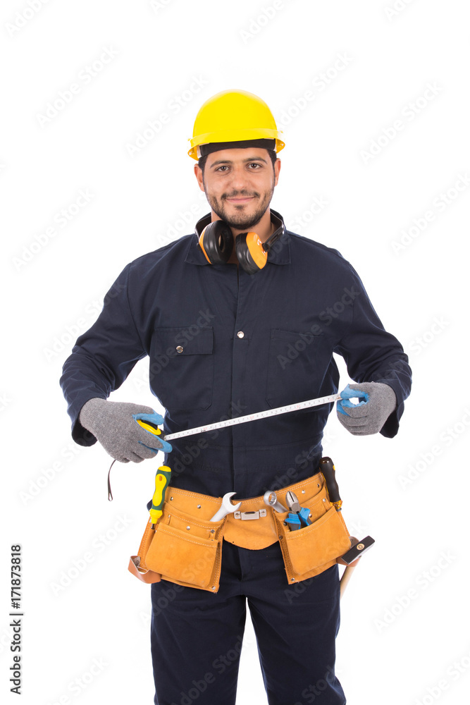 Smiling worker Smiling worker