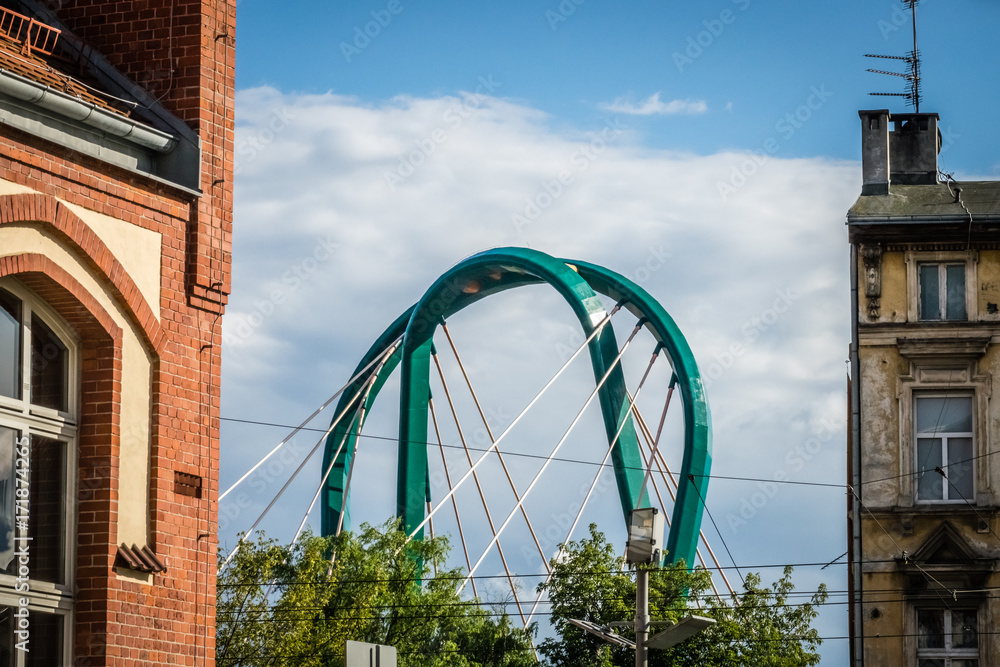 Fototapeta premium University Bridge in Bydgoszcz