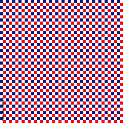 Seamless pattern square red blue vector