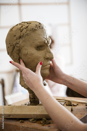 Naklejka study sculpture