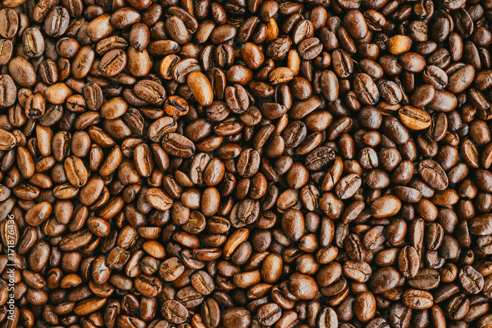 Coffee beans background Coffee beans background