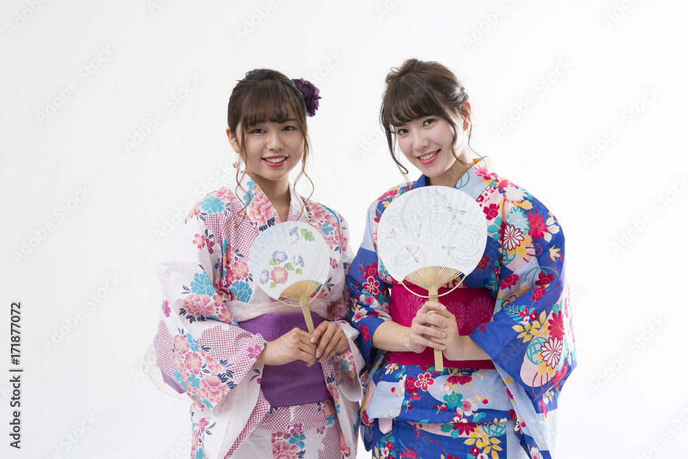 浴衣の女性 浴衣の女性