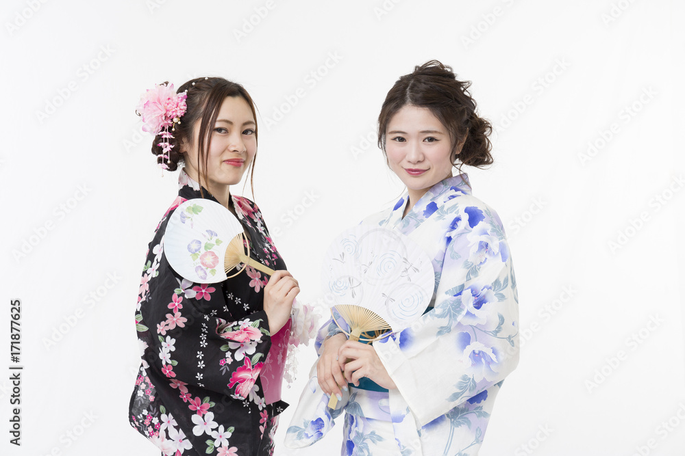 浴衣の女性 浴衣の女性