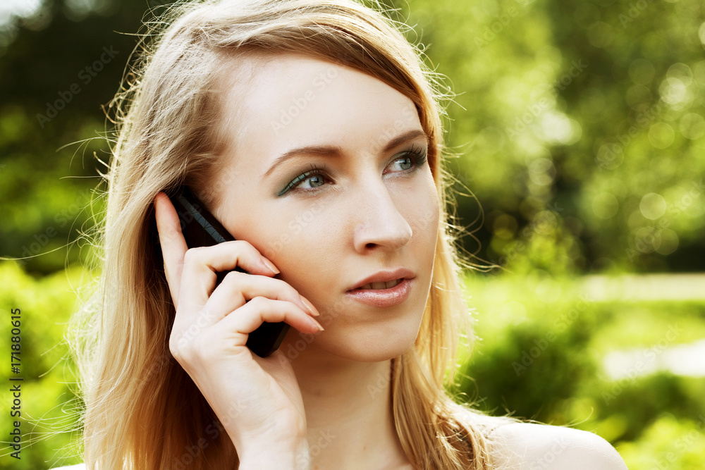 Woman using mobile phone Woman using mobile phone