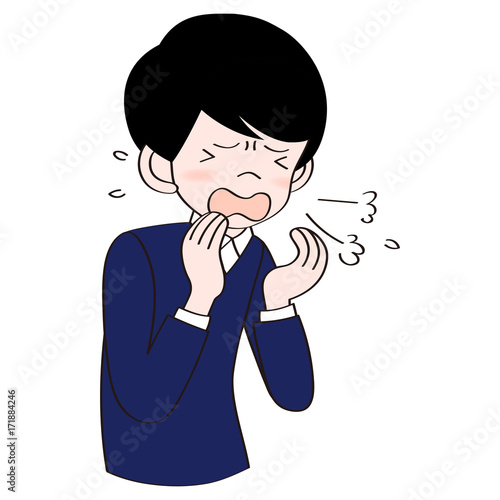 鼻水・くしゃみがツライ男性