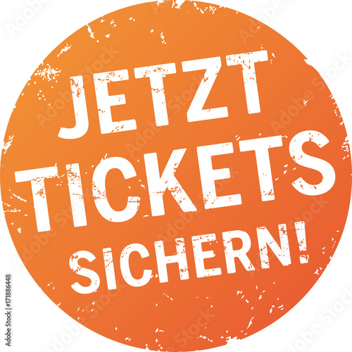 oranger Button Jetzt Tickets sichern