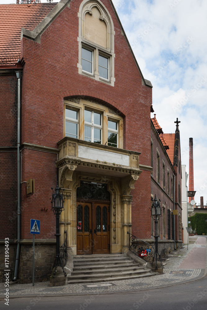 Altes Postamtgebäude in Leobschütz (polnisch Glubczyce) in Oberschlesien