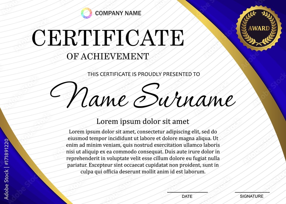 certificate or diploma template with luxury pattern,and award symbol,Vector illustration certificate or diploma template with luxury pattern,and award symbol,Vector illustration
