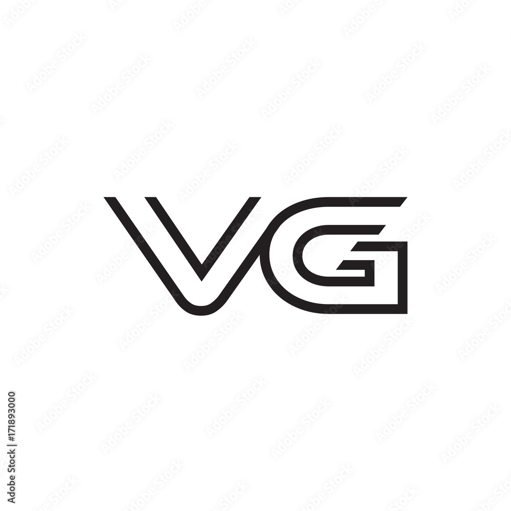 initial letter logo line unique modern VA to VZ initial letter logo line unique modern VA to VZ