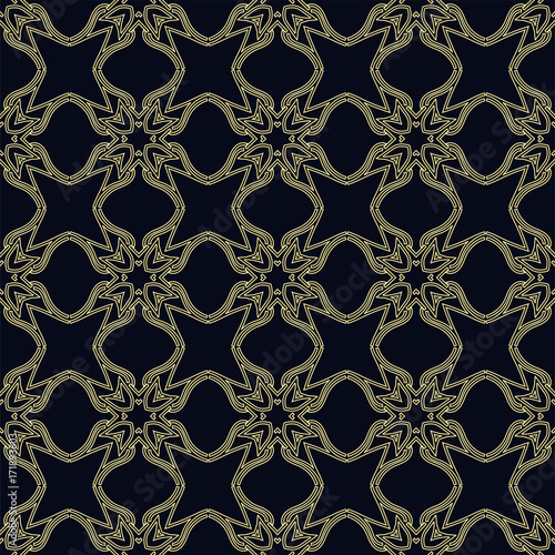 Seamless abstract ornamental pattern. Template for design