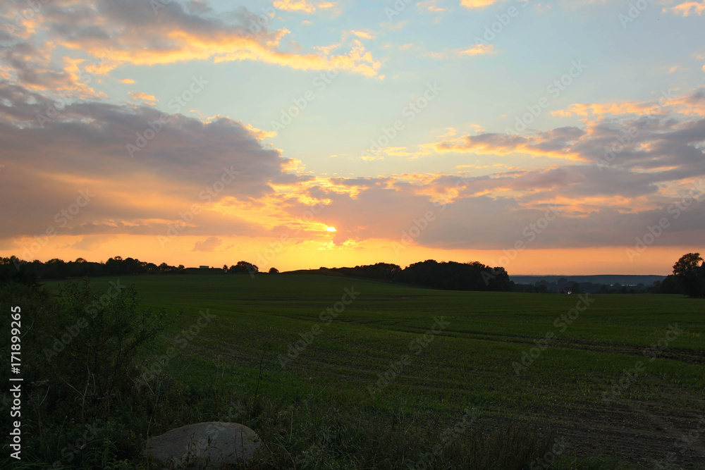 Sonnenuntergang Insel Rügen Neddesitz Sonnenuntergang Insel Rügen Neddesitz