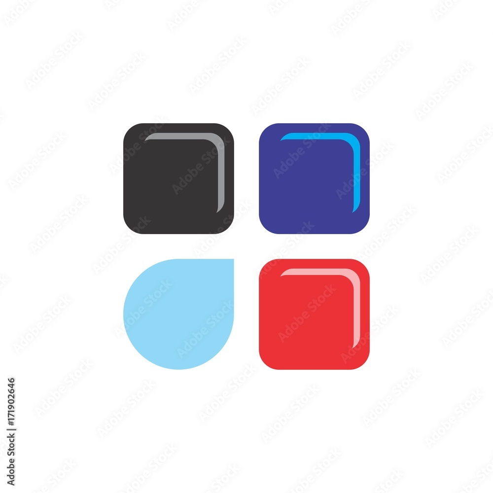 square with water drop logo square with water drop logo