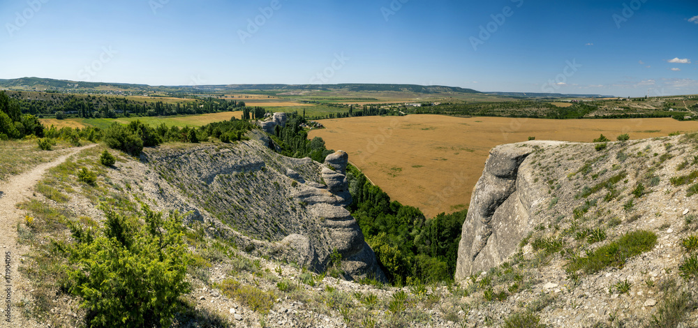 Crimean Mountains Panorama View