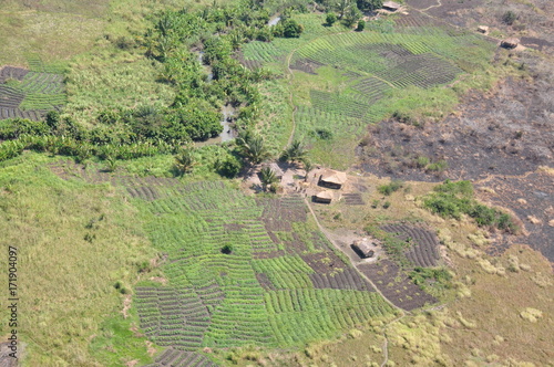 The view from the helicopter. Mozambique