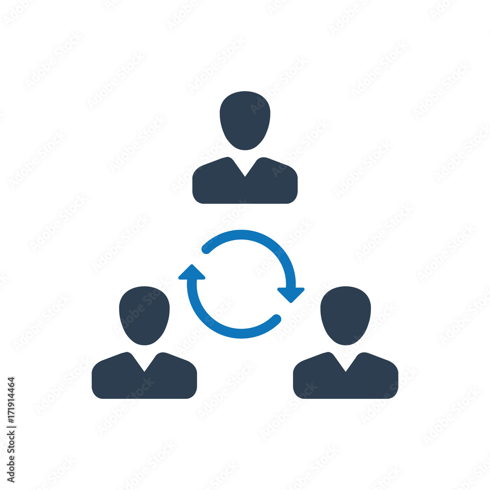 Teamwork Communication Icon Teamwork Communication Icon