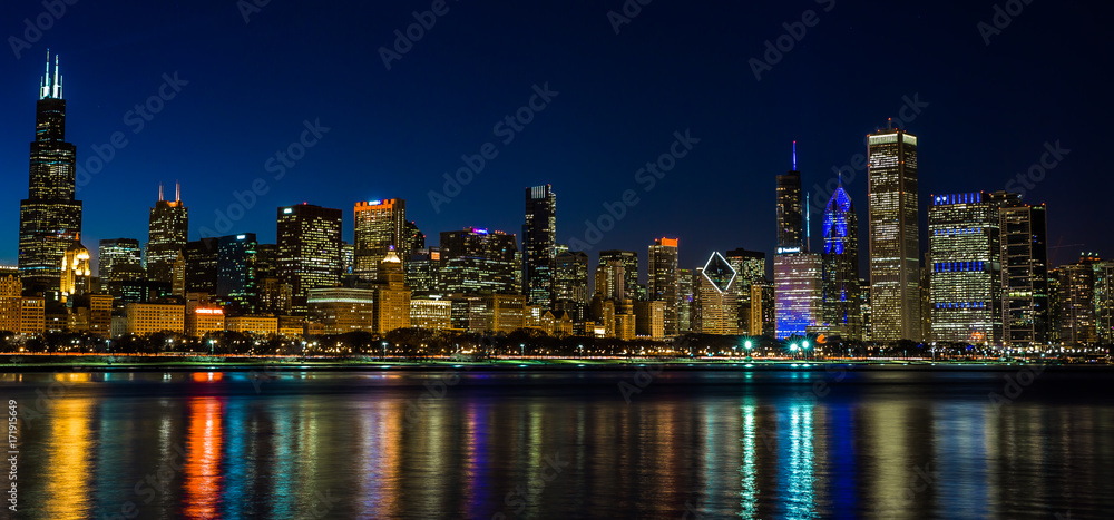 Fototapeta premium Chicago Skyline