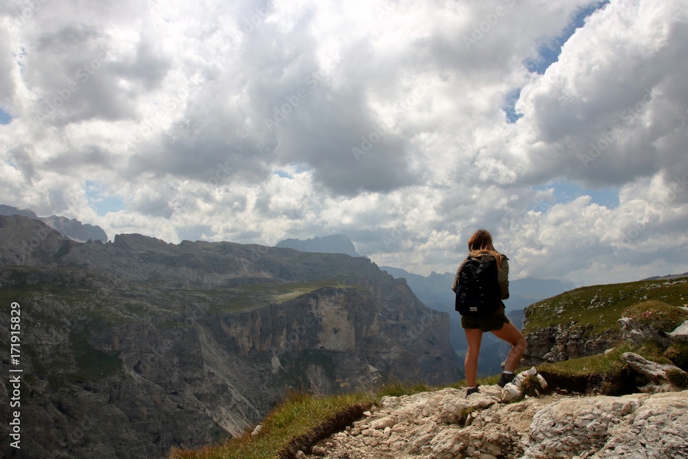 Hiking on Dolomites Hiking on Dolomites