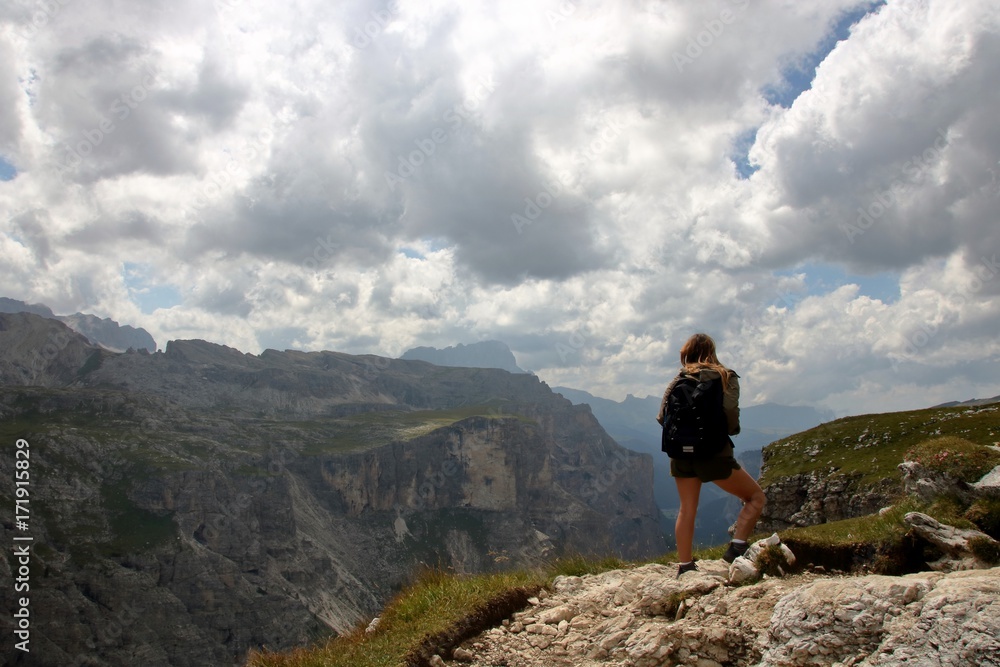 Hiking on Dolomites