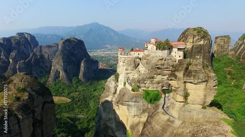 Meteora mountains at early morning