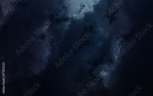 Nebula. Science fiction space wallpaper, incredibly beautiful planets, galaxies, dark and cold beauty of endless universe. Elements of this image furnished by NASA © Vadimsadovski