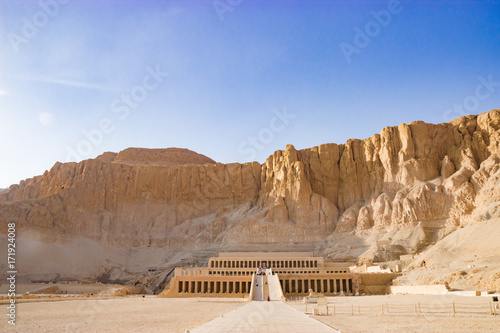 The ancient temple of Hatshepsut in Luxor, Egypt