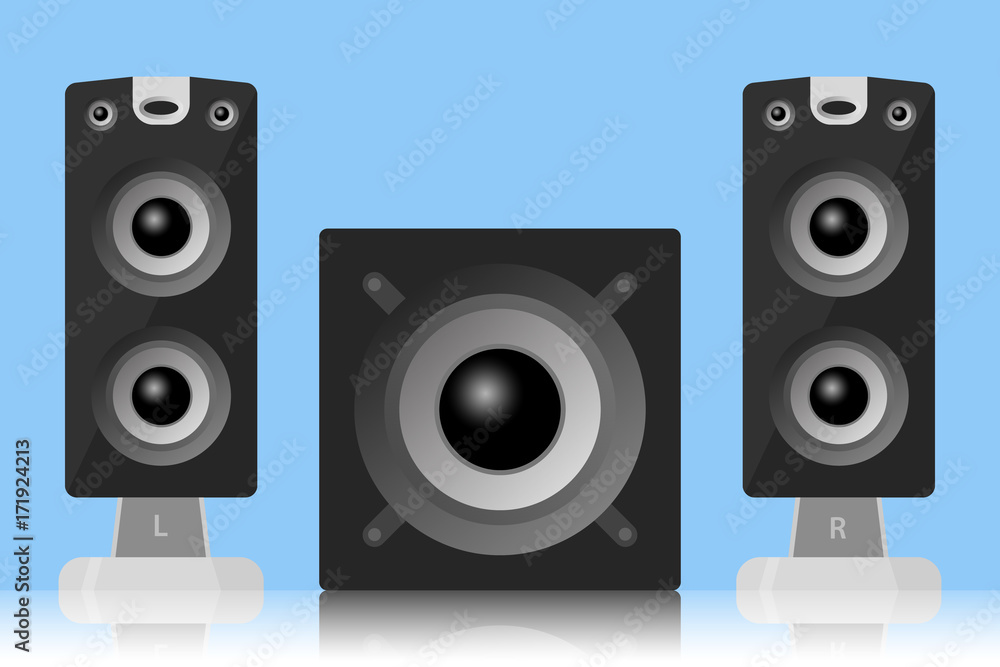 Speakers Icon Vector illustration Speakers Icon Vector illustration