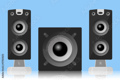 Speakers Icon Vector illustration