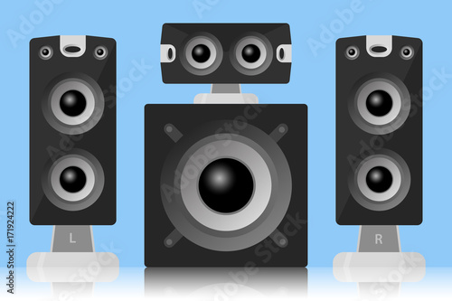 Speakers Icon Vector illustration