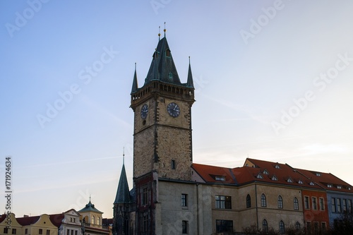 Church at the sunset on main square © Sved Oliver