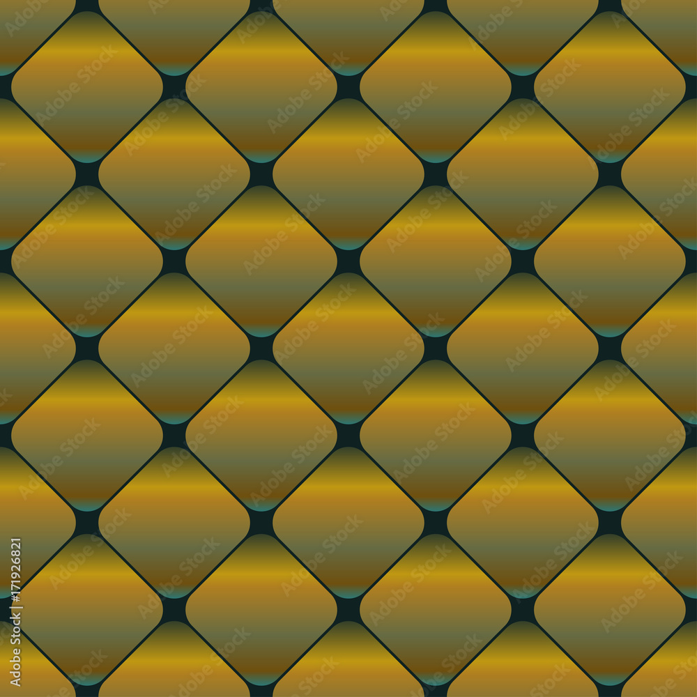 Fototapeta premium Christmas Diamond Shape Seamless Pattern