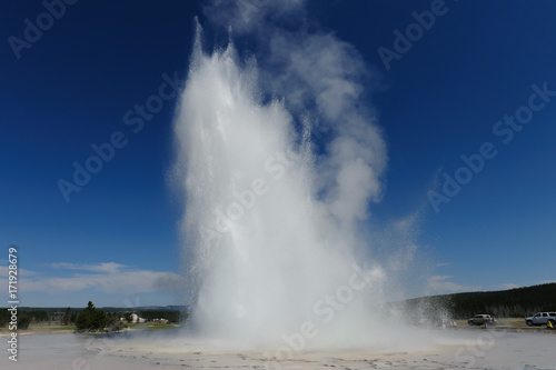 Great Fountain Geyser Erupting