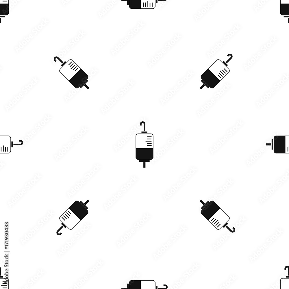 Blood donation pattern seamless black Blood donation pattern seamless black