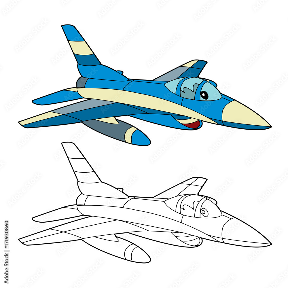 fighter jet cartoon