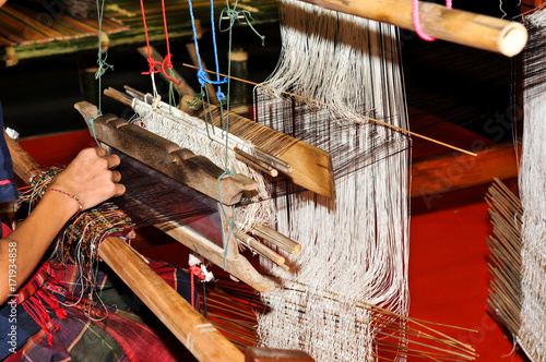 Fotografie The Complex Thai Silk Making Process The silkworms, This process is called “sericulture