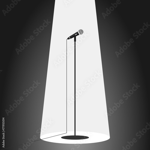 Microphone, standing microphone