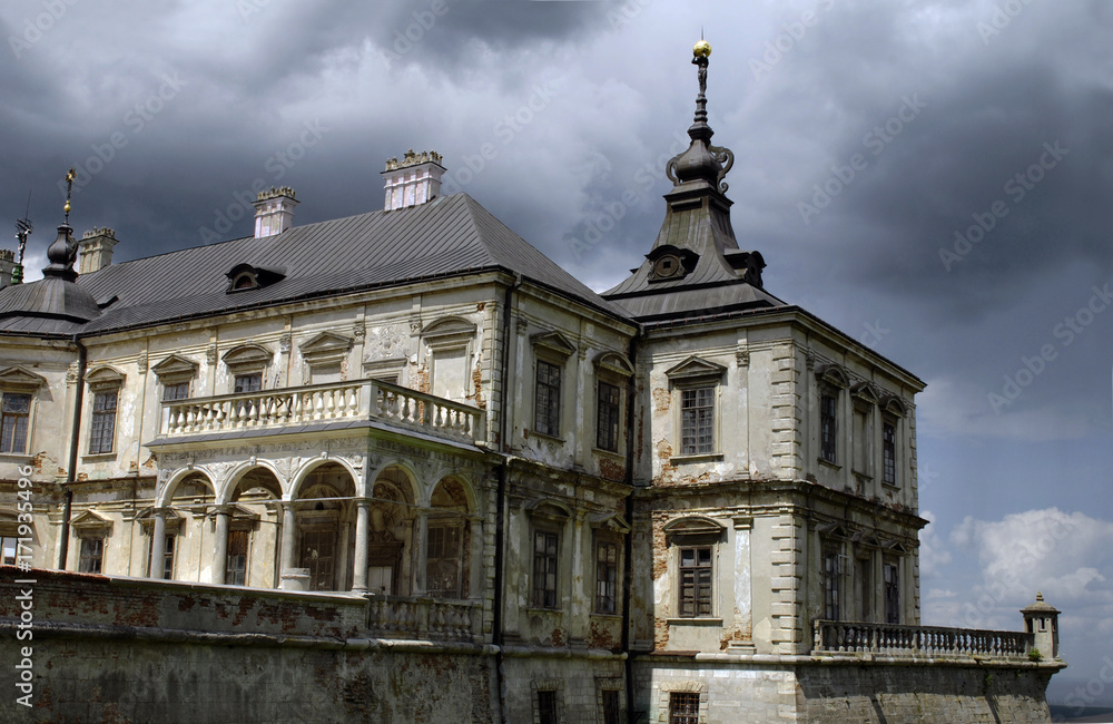 Pidgirtsi Castle in Lviv region. Ukraine 