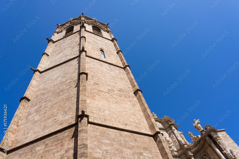 Le Micalet : clocher de la cathédrale de Valence, Espagne