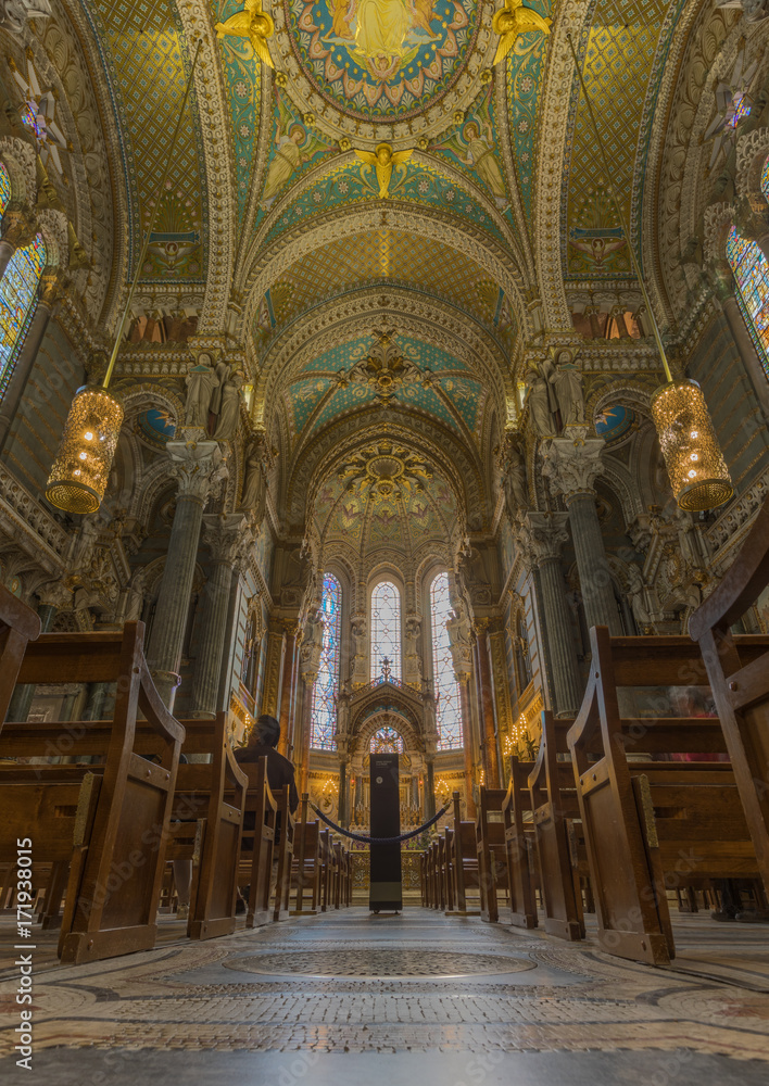 The Basilica of Our Lady in Lyon, France, World Heritage