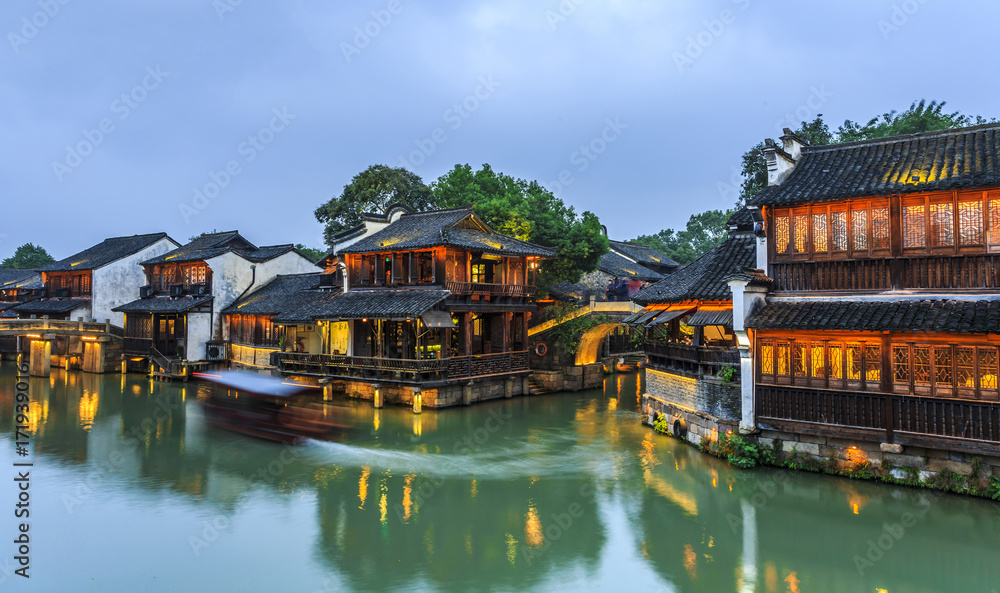 Obraz premium China ancient town, Wuzhen