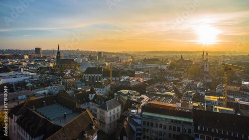 Basel switzerland cityscape photo