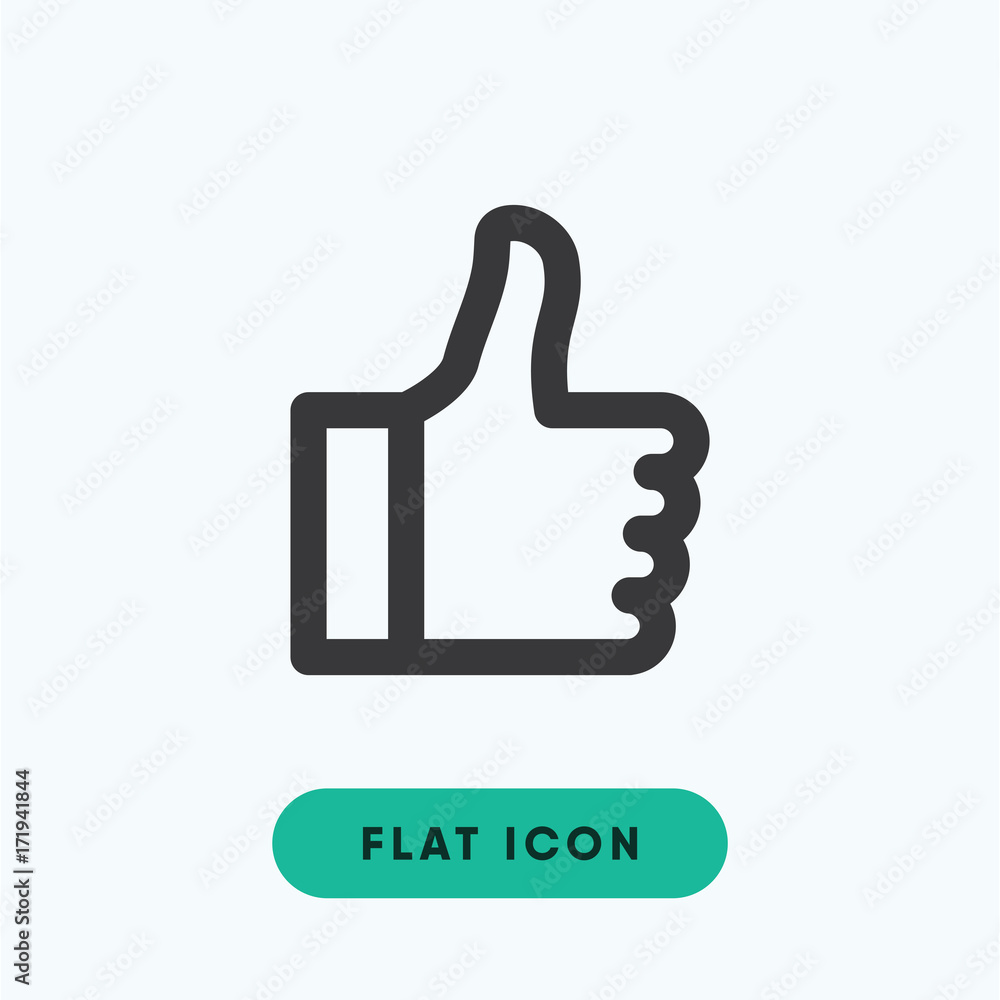 Like symbol vector icon