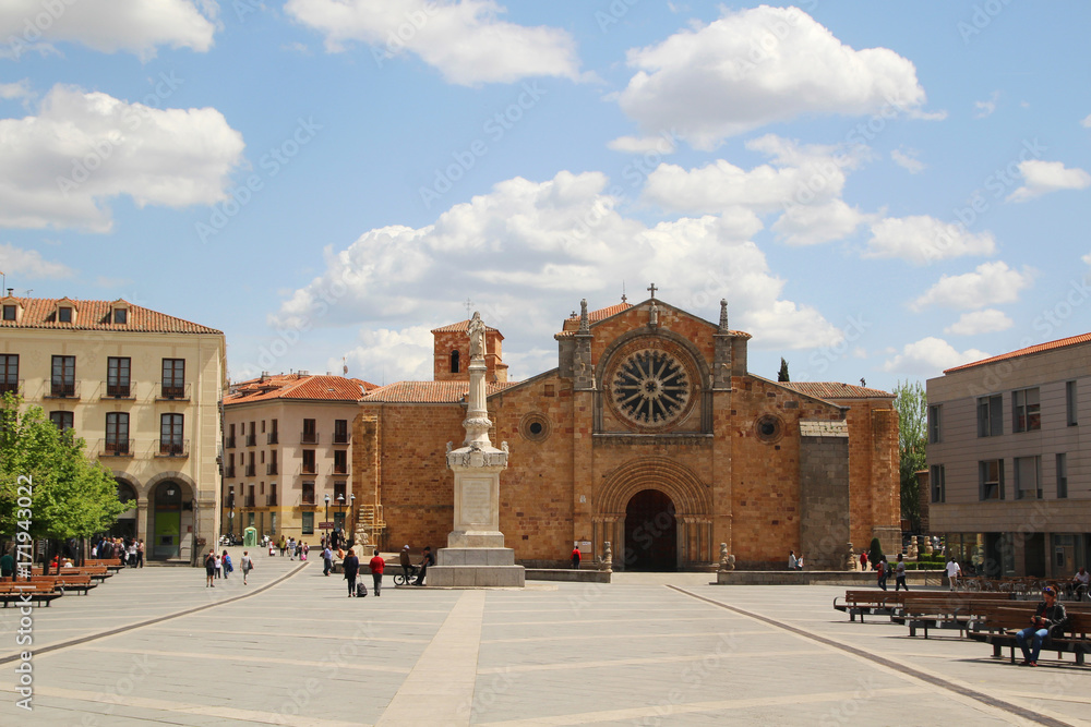 Obraz premium Plaza De Santa Teresa De Jesus, Avila, Spain 